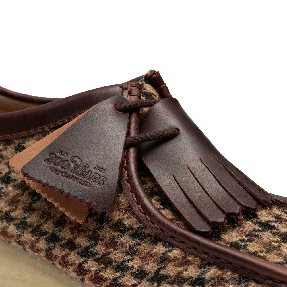Clarks Wallabee Brown Tweed Comb