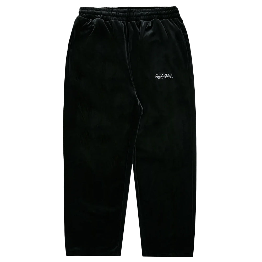 Velour Script Logo Track Pant