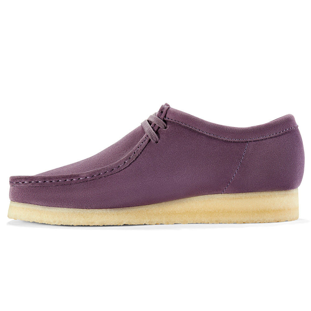 Clarks Wallabee Plum Suede