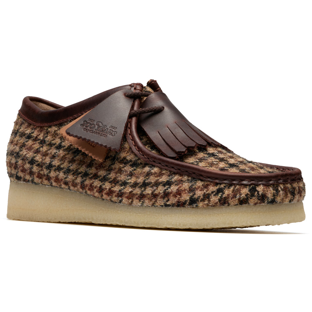 Clarks Wallabee Brown Tweed Comb