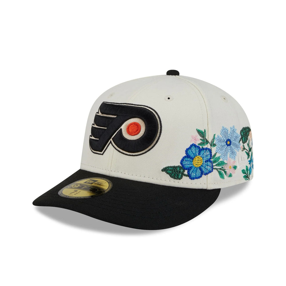 New Era Philadelphia Flyers Tonal Florals White 59FIFTY Fitted Hat
