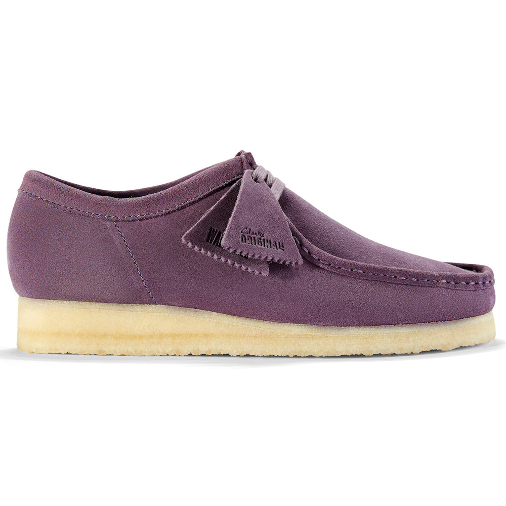 Clarks Wallabee Plum Suede