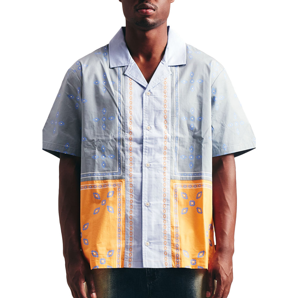 Memory Lane Patch Work Short Sleeve Shirt