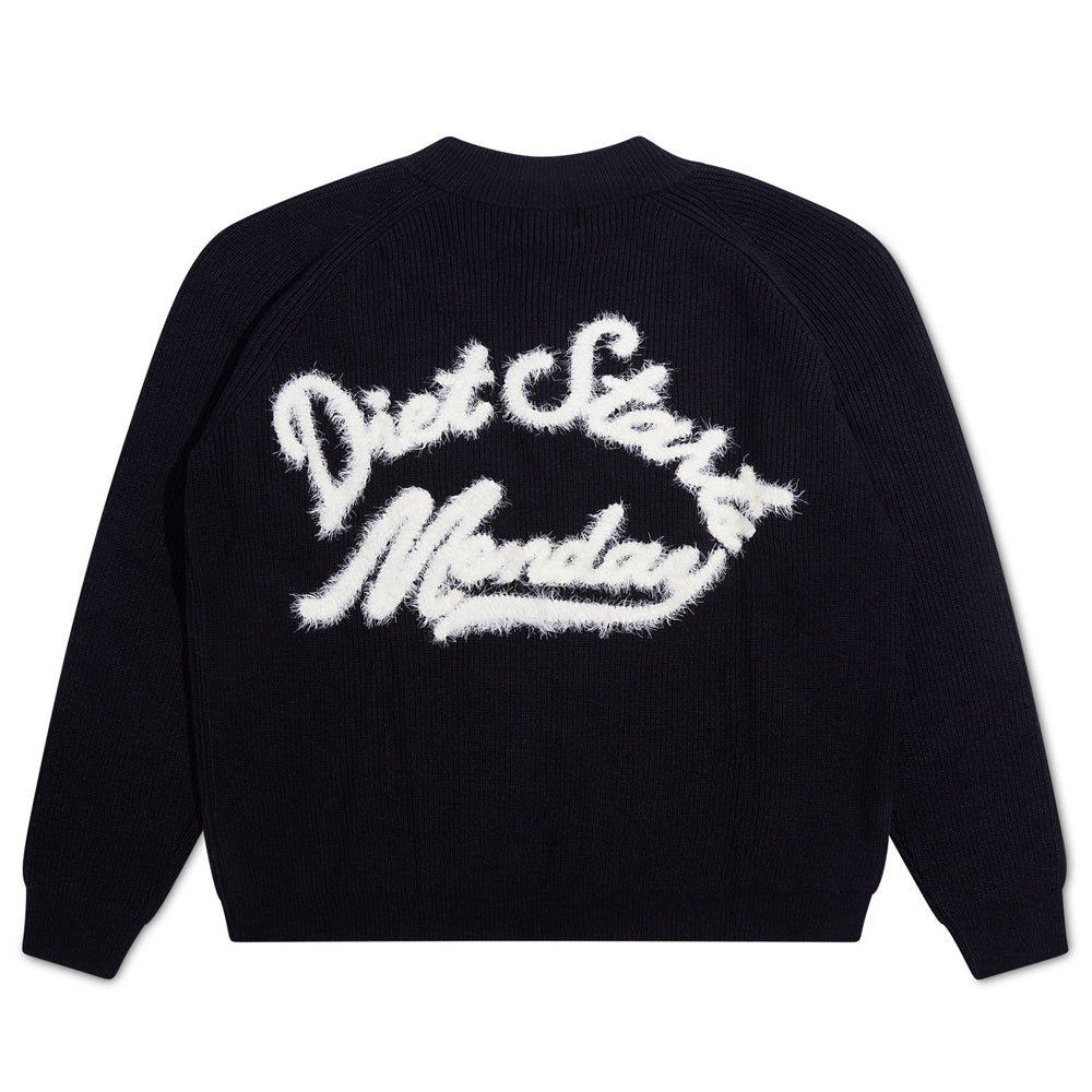 Diet Starts Monday Waffle Knit Pullover