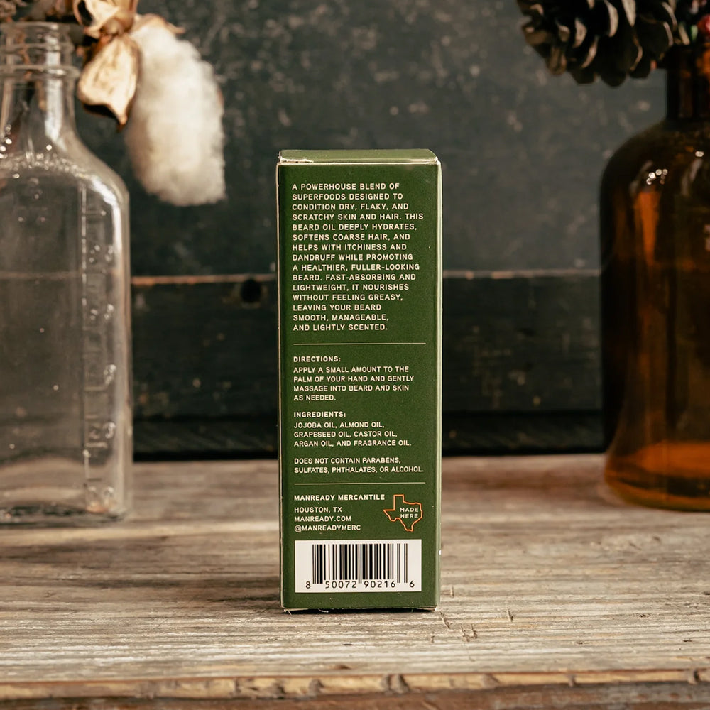 Manready Mercantile Beard Oil "Green Label"