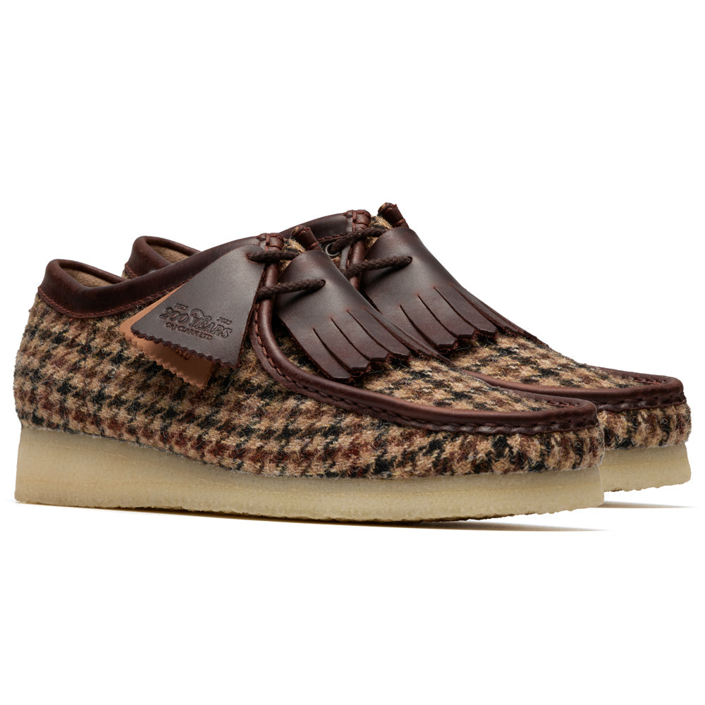 Clarks Wallabee Brown Tweed Comb