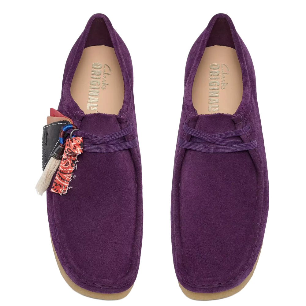Clarks Wallabee Damson Suede