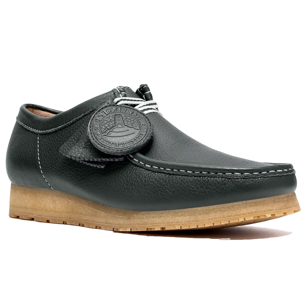 Clarks Wallabee RB Dark Green Leather