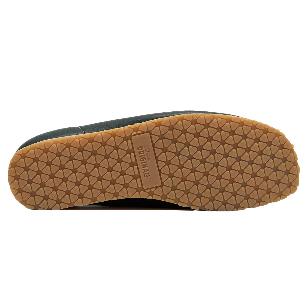 Clarks Wallabee RB Dark Green Leather