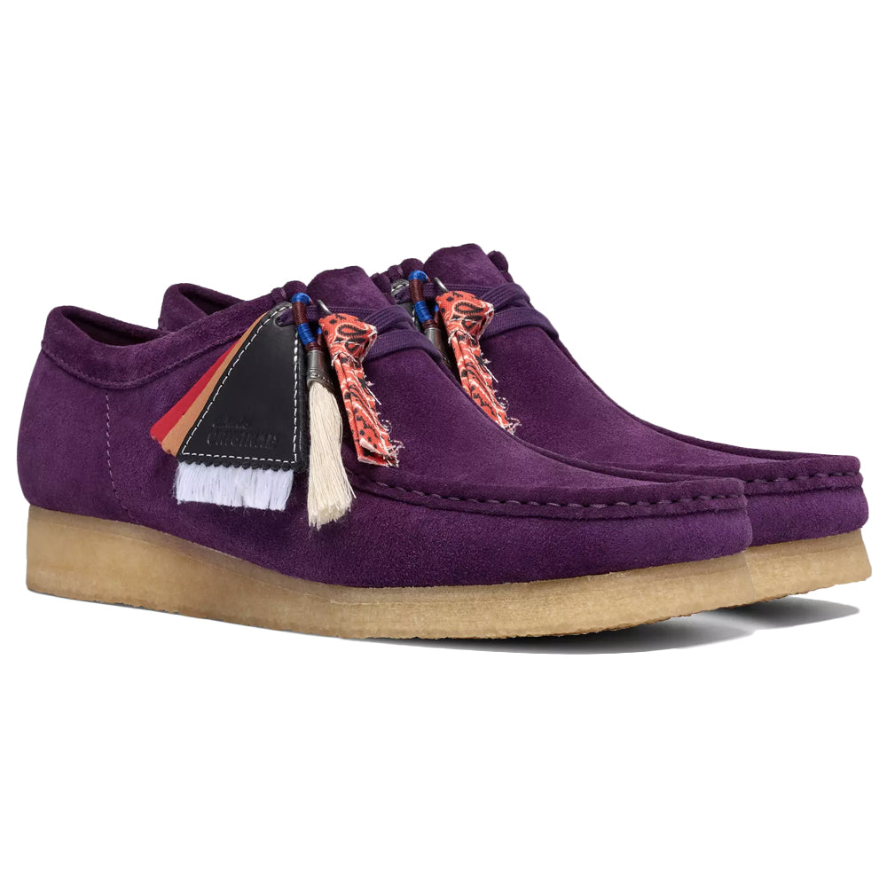 Clarks Wallabee Damson Suede