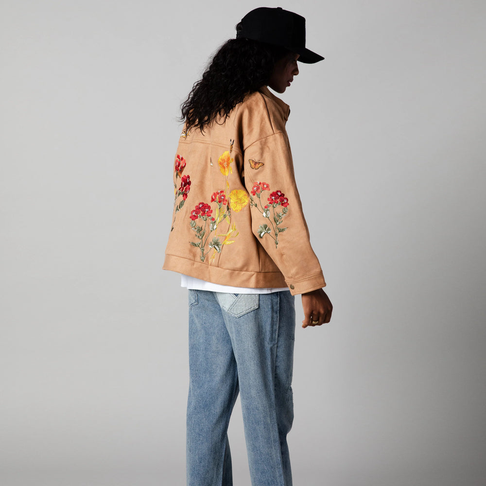 Ryoko Rain Monarch Clay Suede Work Jacket