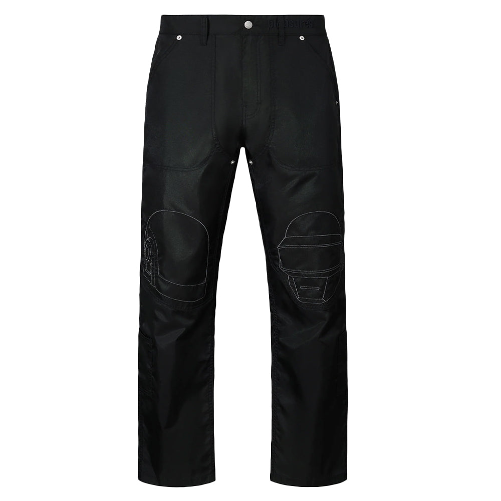 Black Helmets Nylon Work Pants