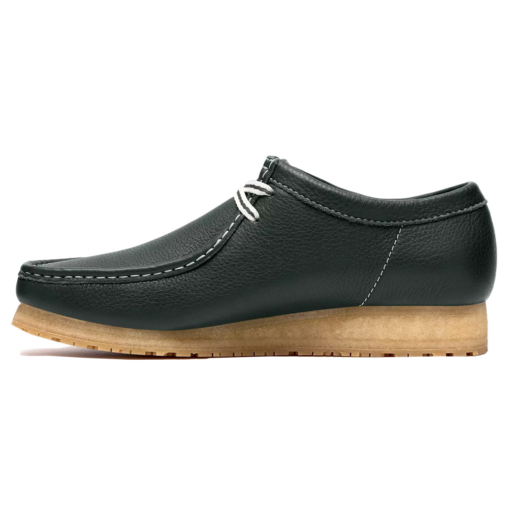 Clarks Wallabee RB Dark Green Leather