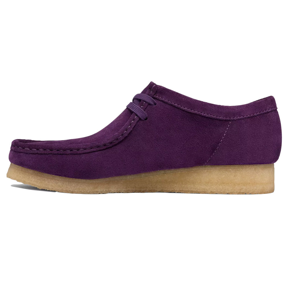 Clarks Wallabee Damson Suede