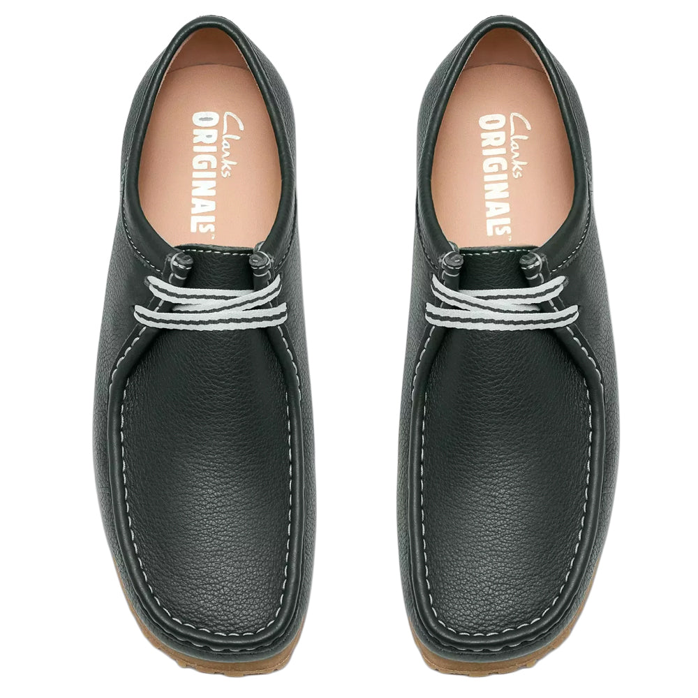 Clarks Wallabee RB Dark Green Leather
