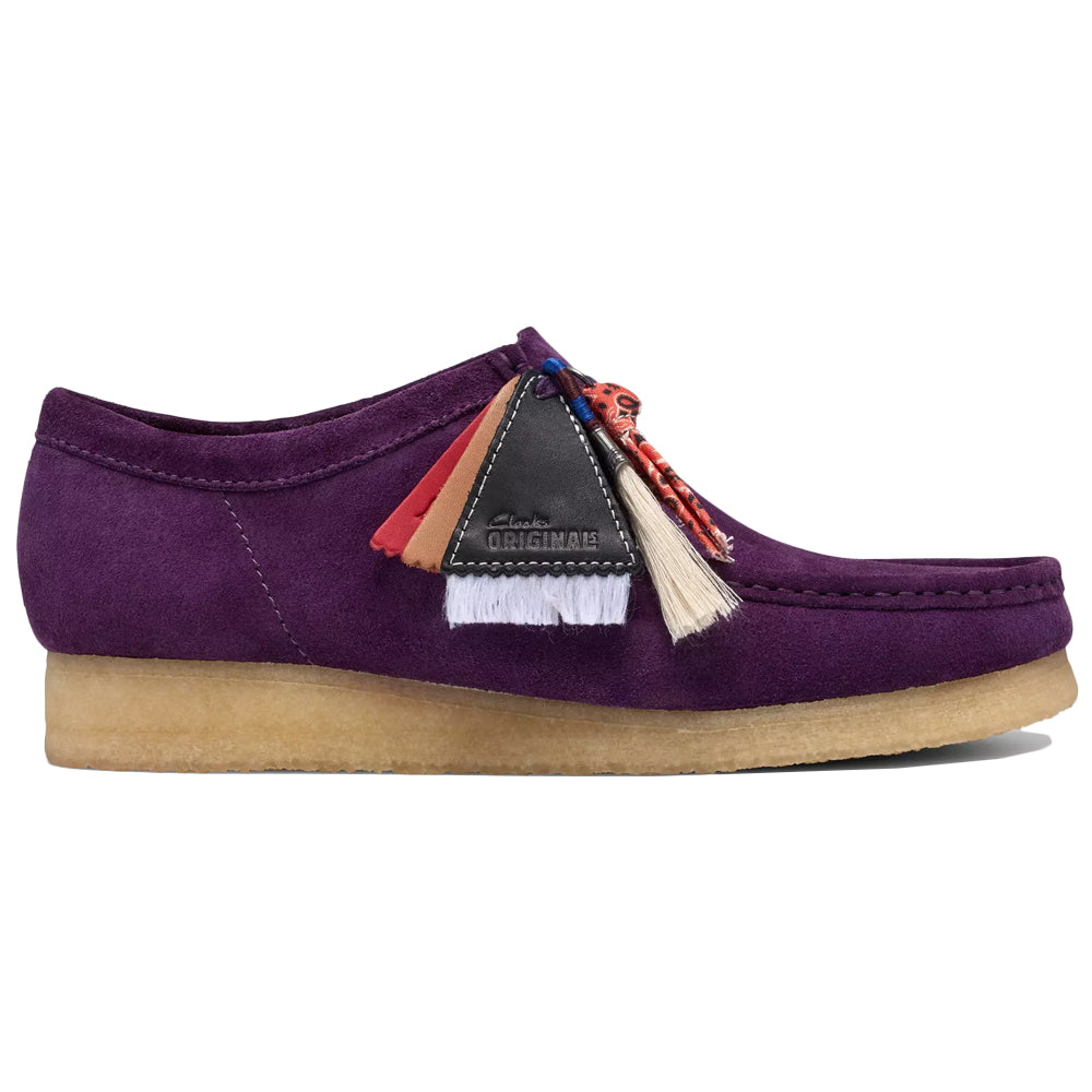 Clarks Wallabee Damson Suede