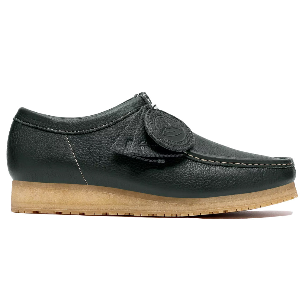 Clarks Wallabee RB Dark Green Leather
