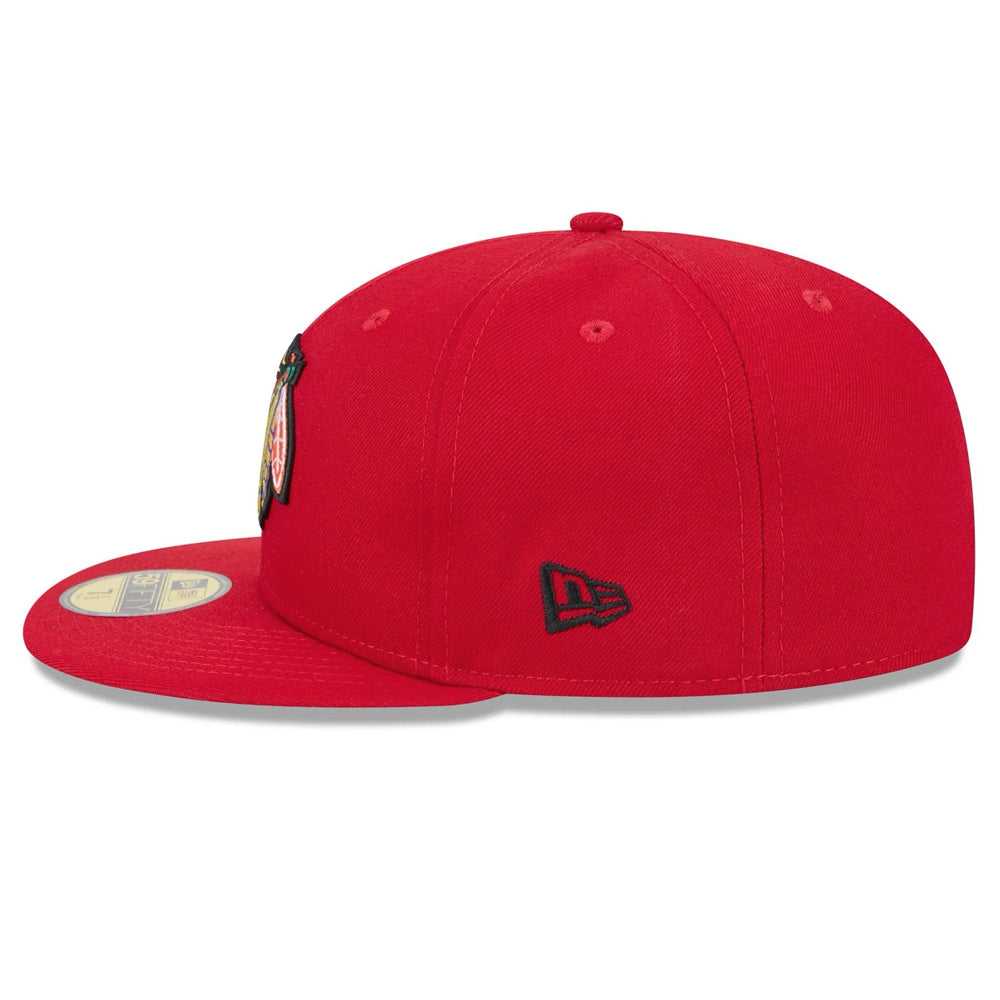 New Era Chicago Blackhawks Red 59FIFTY Fitted Hat