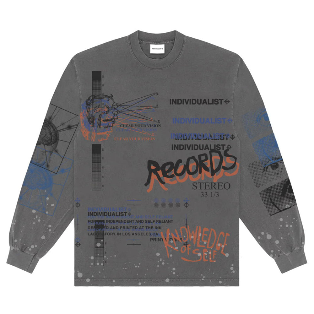 Test Print Long Sleeve T-Shirt