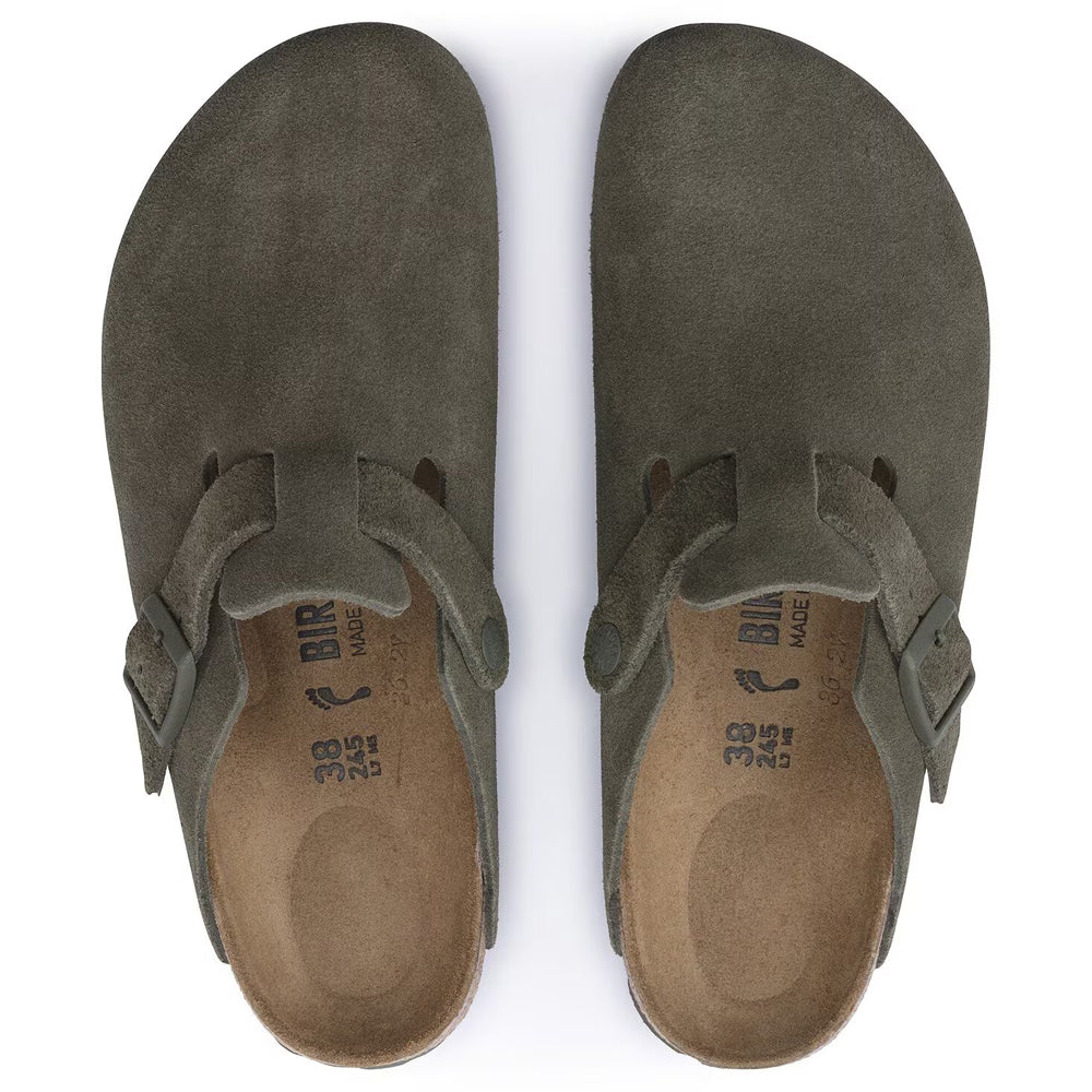 Boston Soft Foot Bed Suede Leather