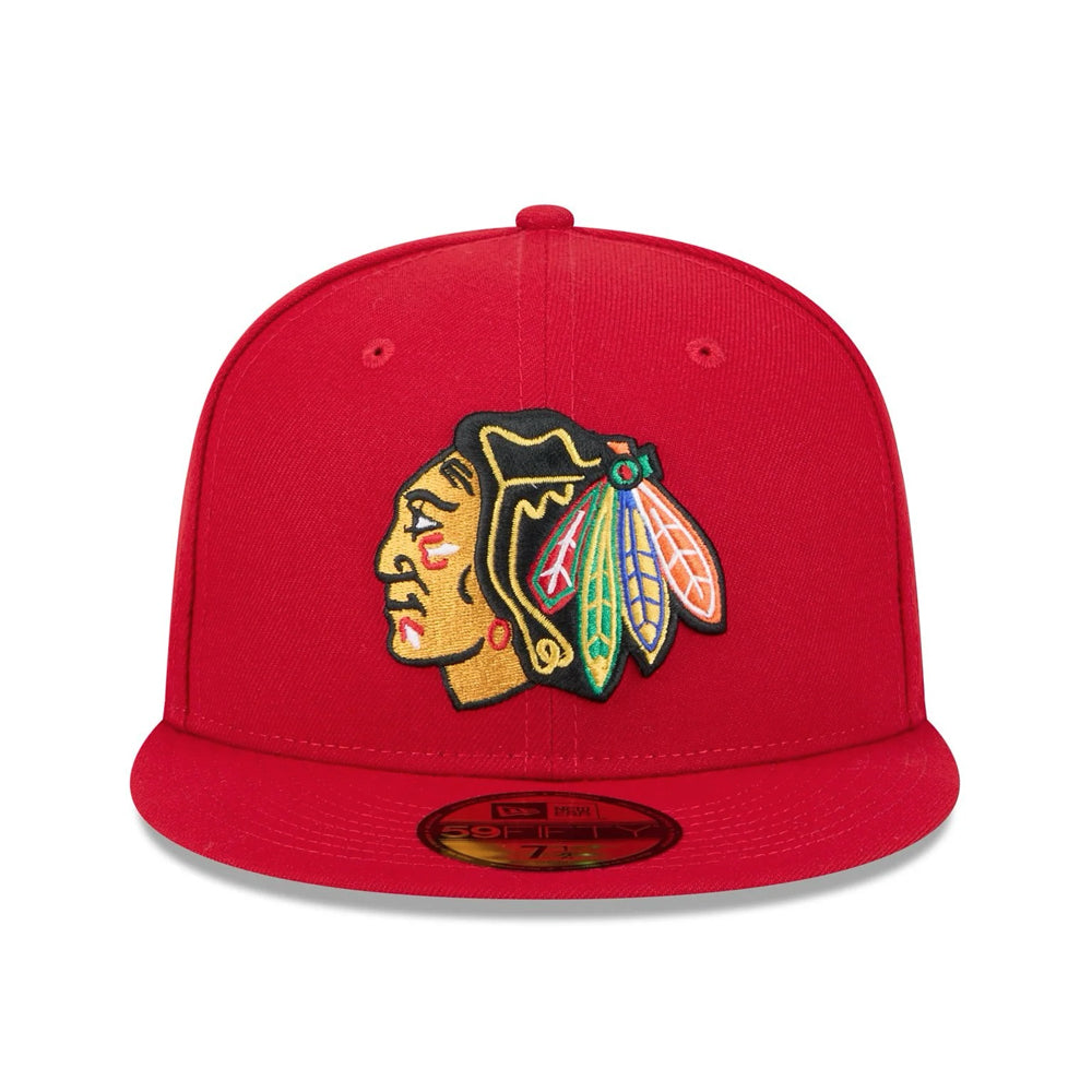 New Era Chicago Blackhawks Red 59FIFTY Fitted Hat