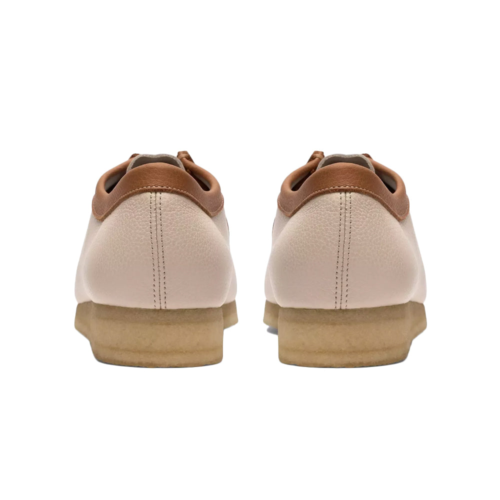 Clarks Wallabee White Combination Leather