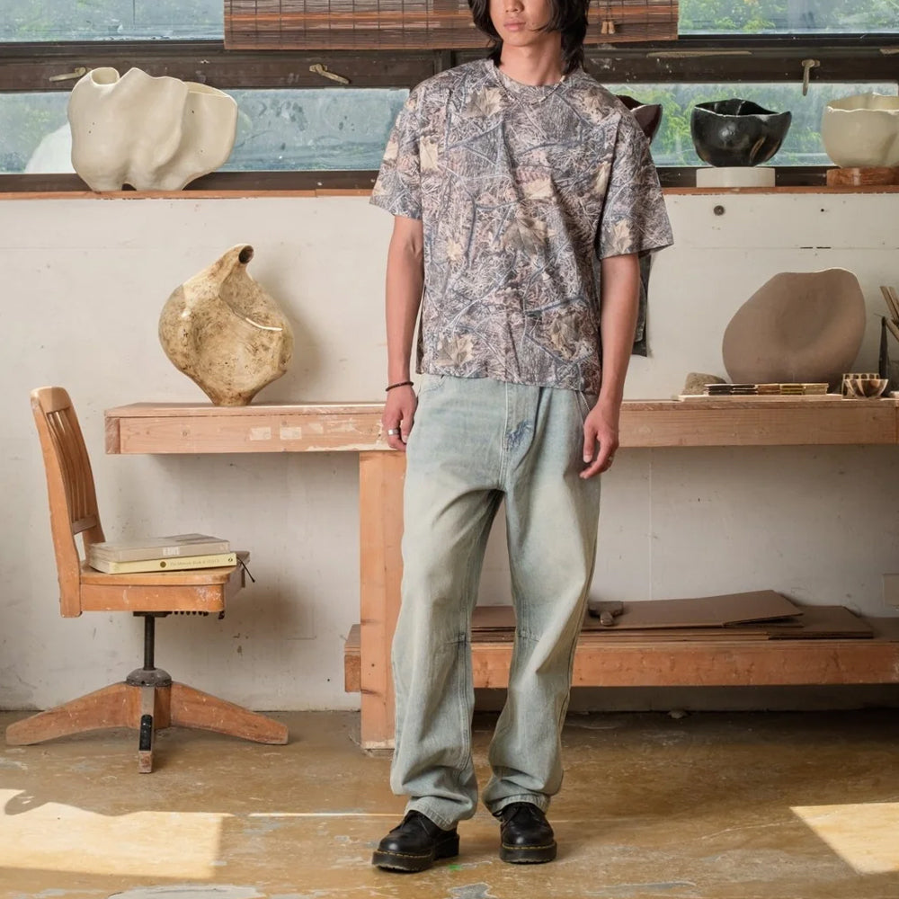 Kuwalla Baggy Darted Denim