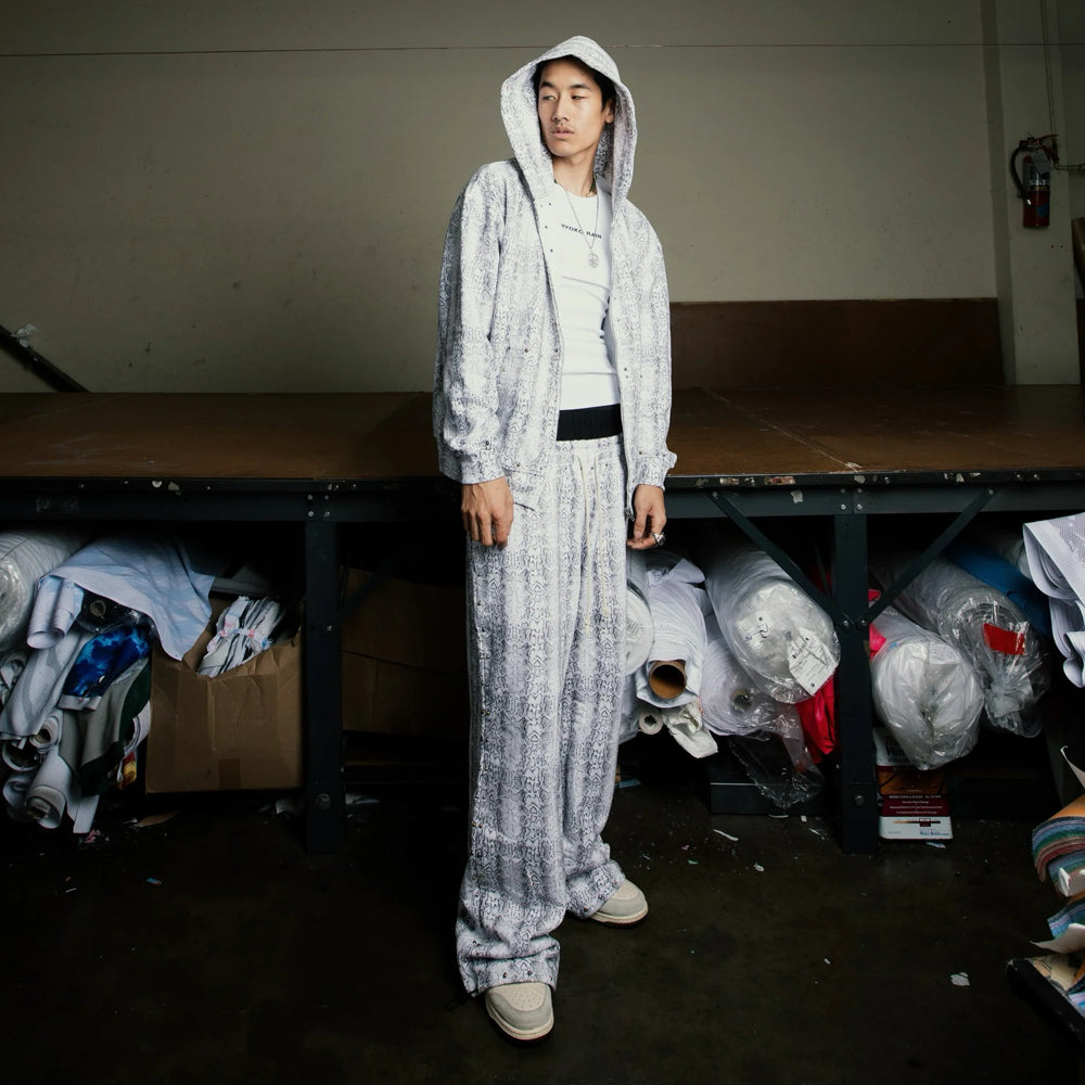Ryoko Rain Snakeskin Halo Sweatpants