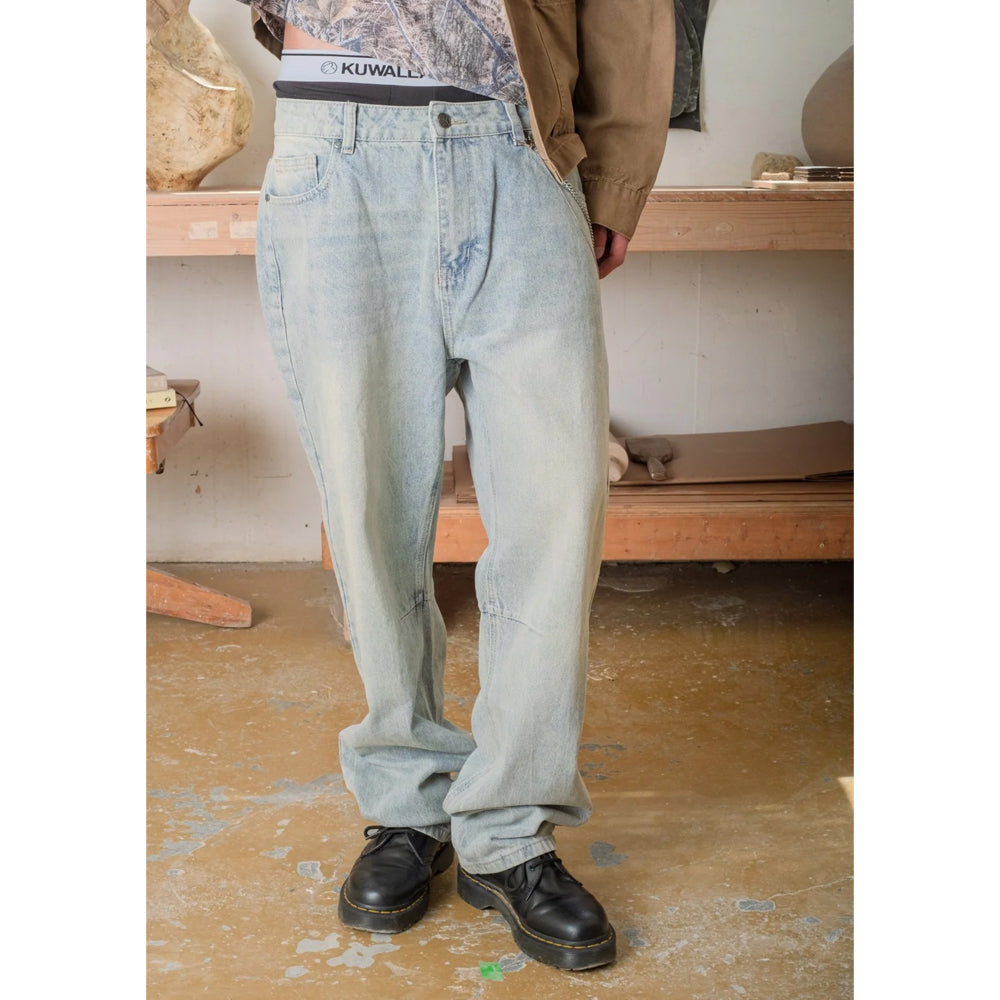 Kuwalla Baggy Darted Denim