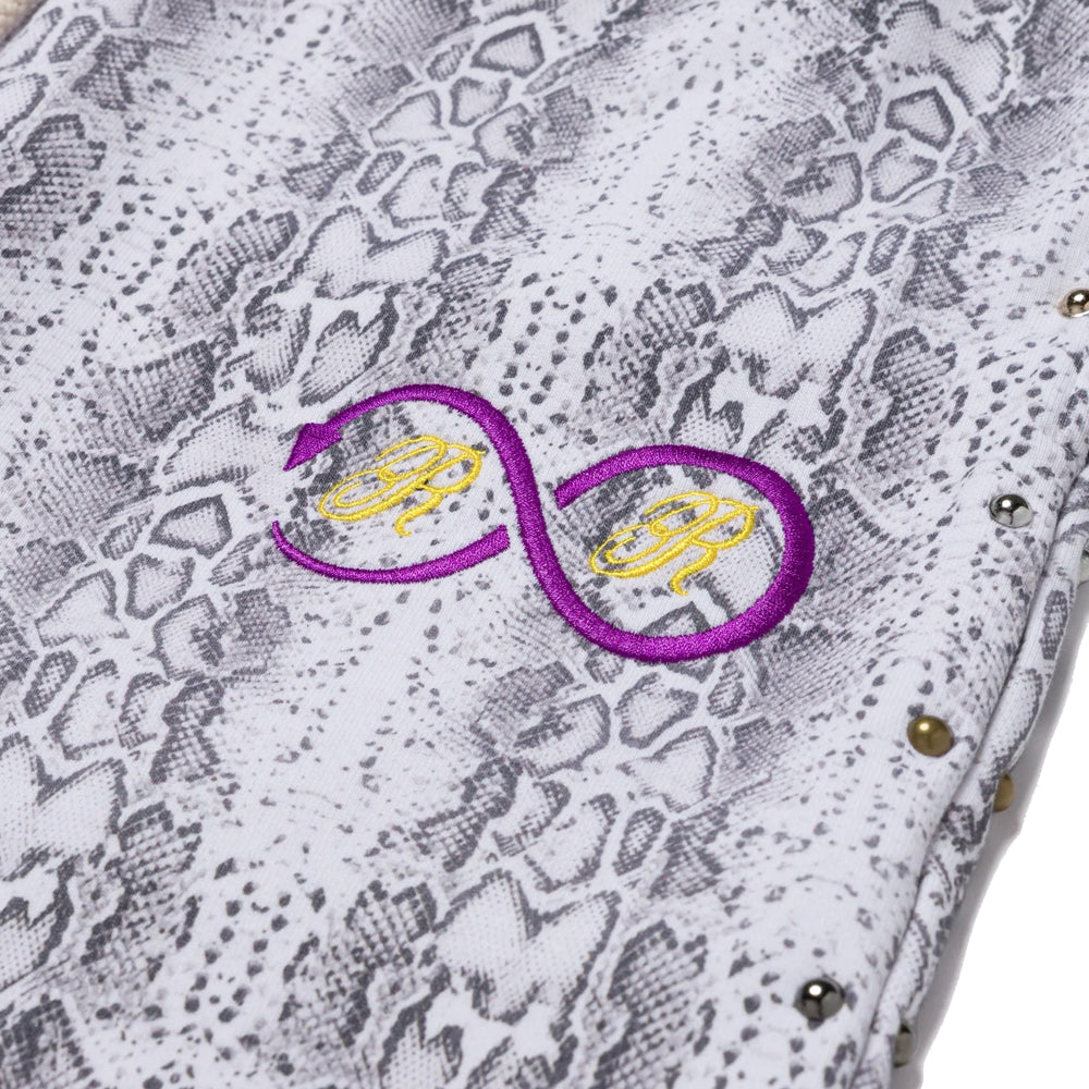 Ryoko Rain Snakeskin Halo Sweatpants