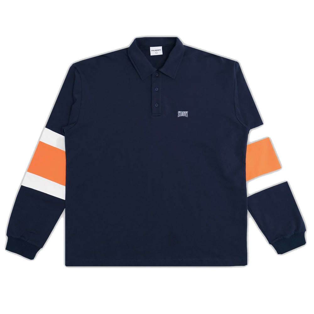 Students August Long Sleeeve Rugby Polo