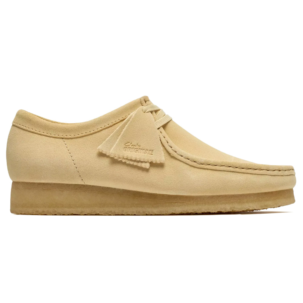 Clarks Wallabee Pale Yellow Suede
