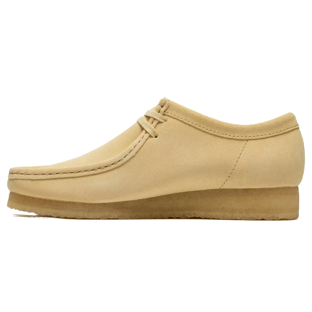 Clarks Wallabee Pale Yellow Suede