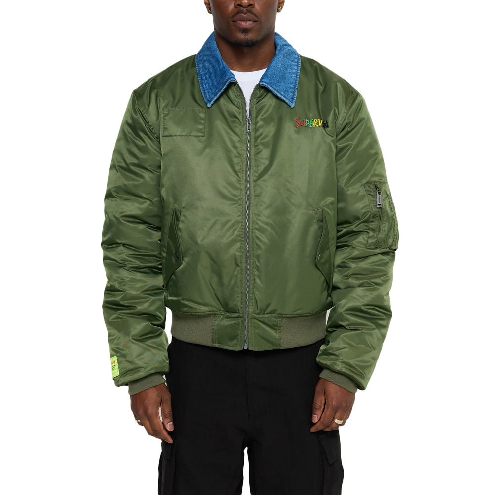 Supervsn Contrast Flight Jacket