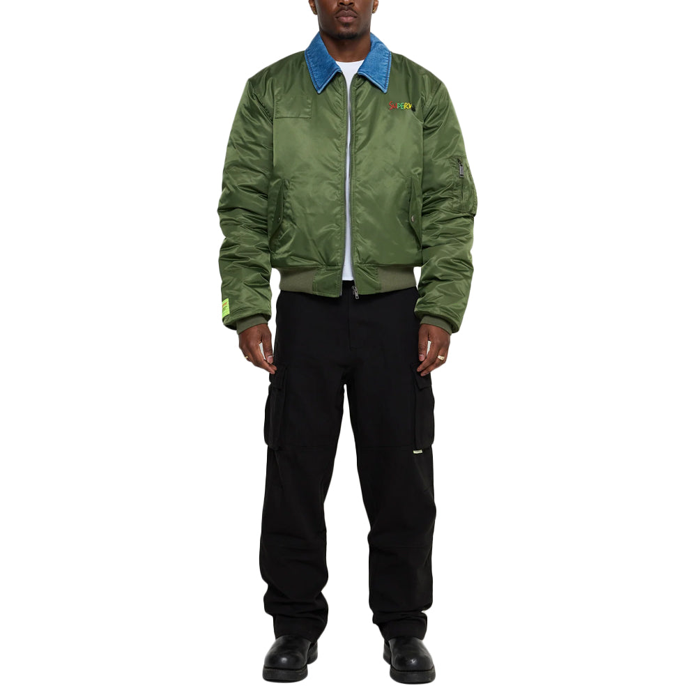 Supervsn Contrast Flight Jacket