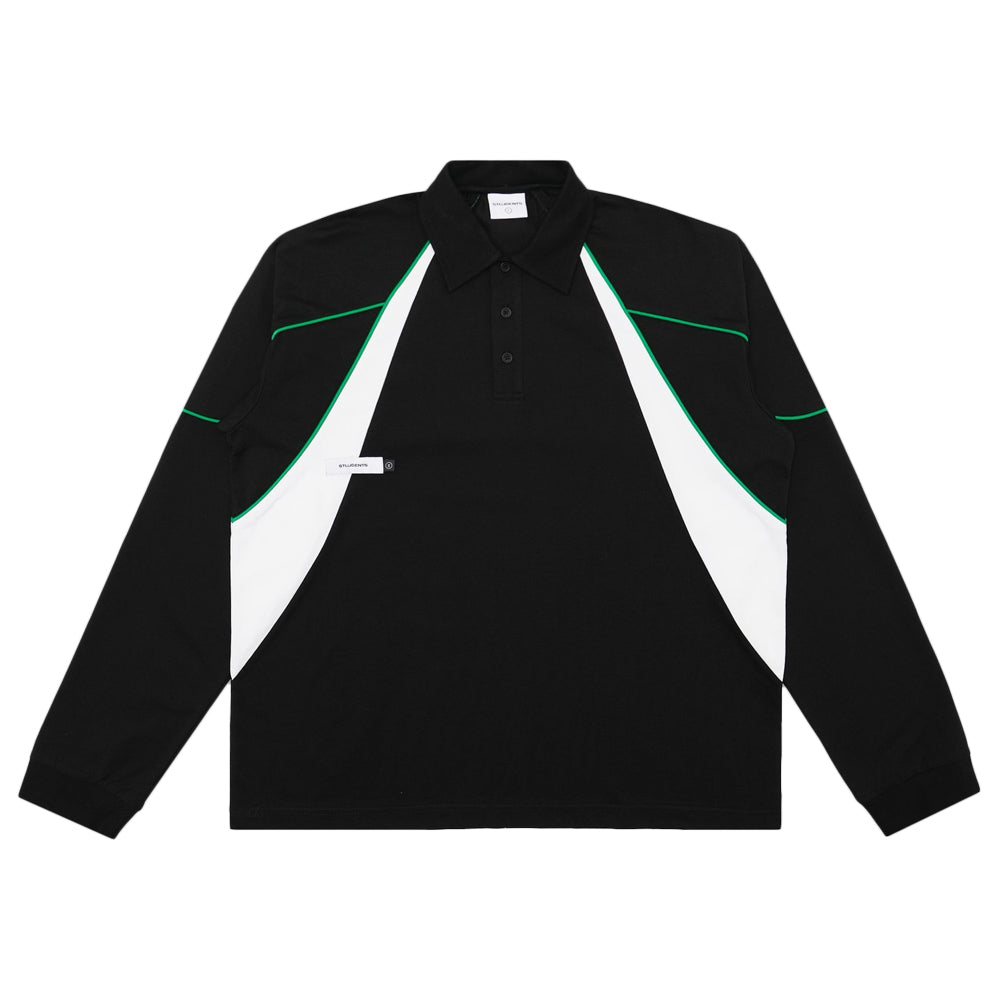 Students Captain Long Sleeve Polo Shirt