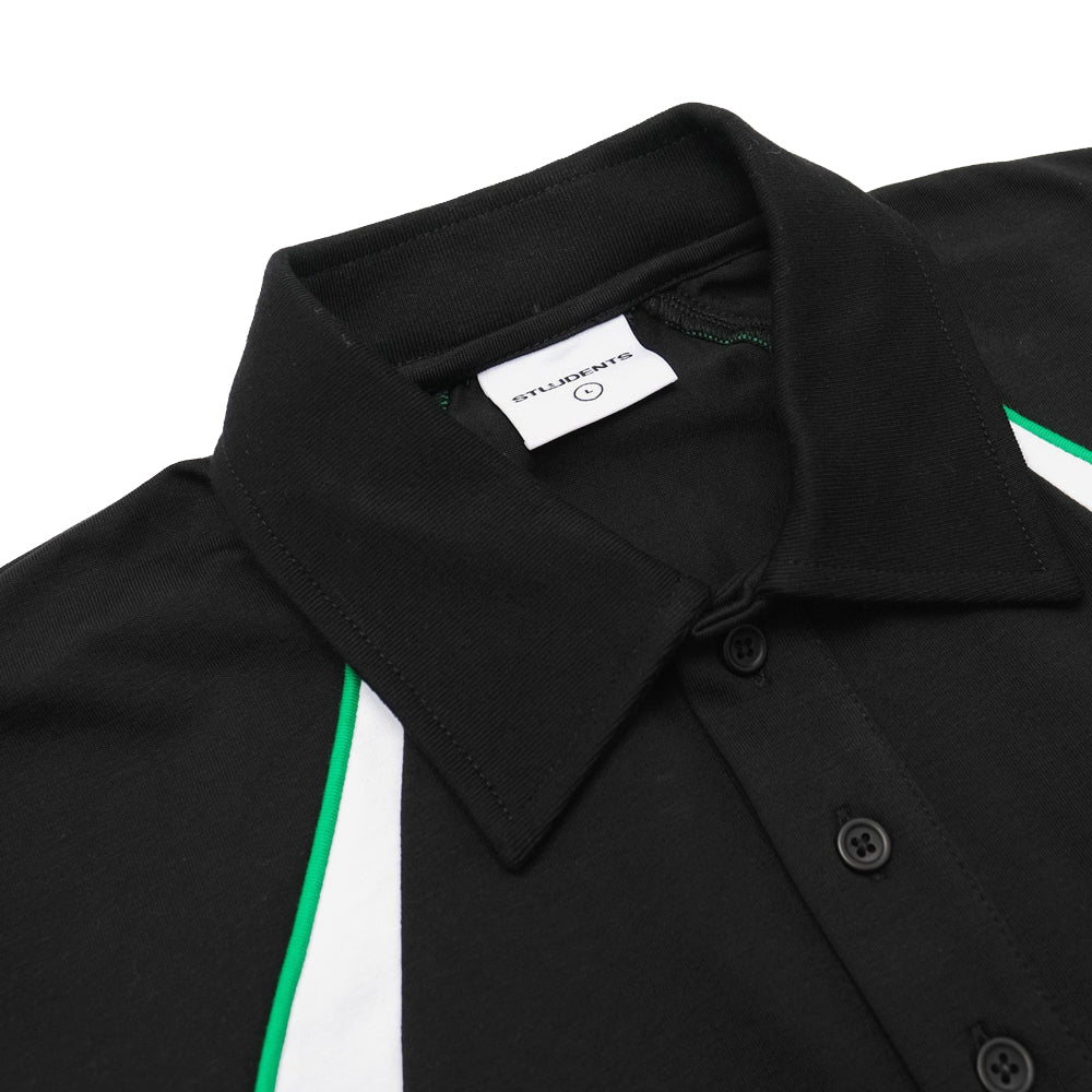Students Captain Long Sleeve Polo Shirt