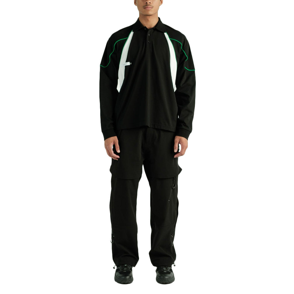 Students Captain Long Sleeve Polo Shirt