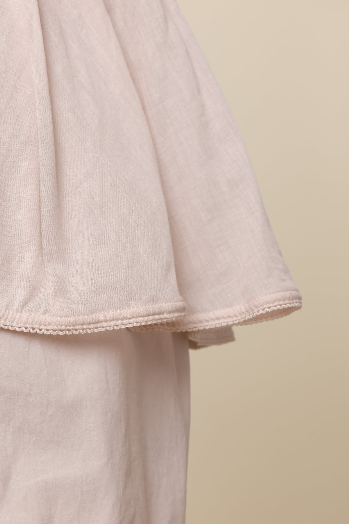 Wildest Dreams Cotton Babydoll Top - Blush Sky