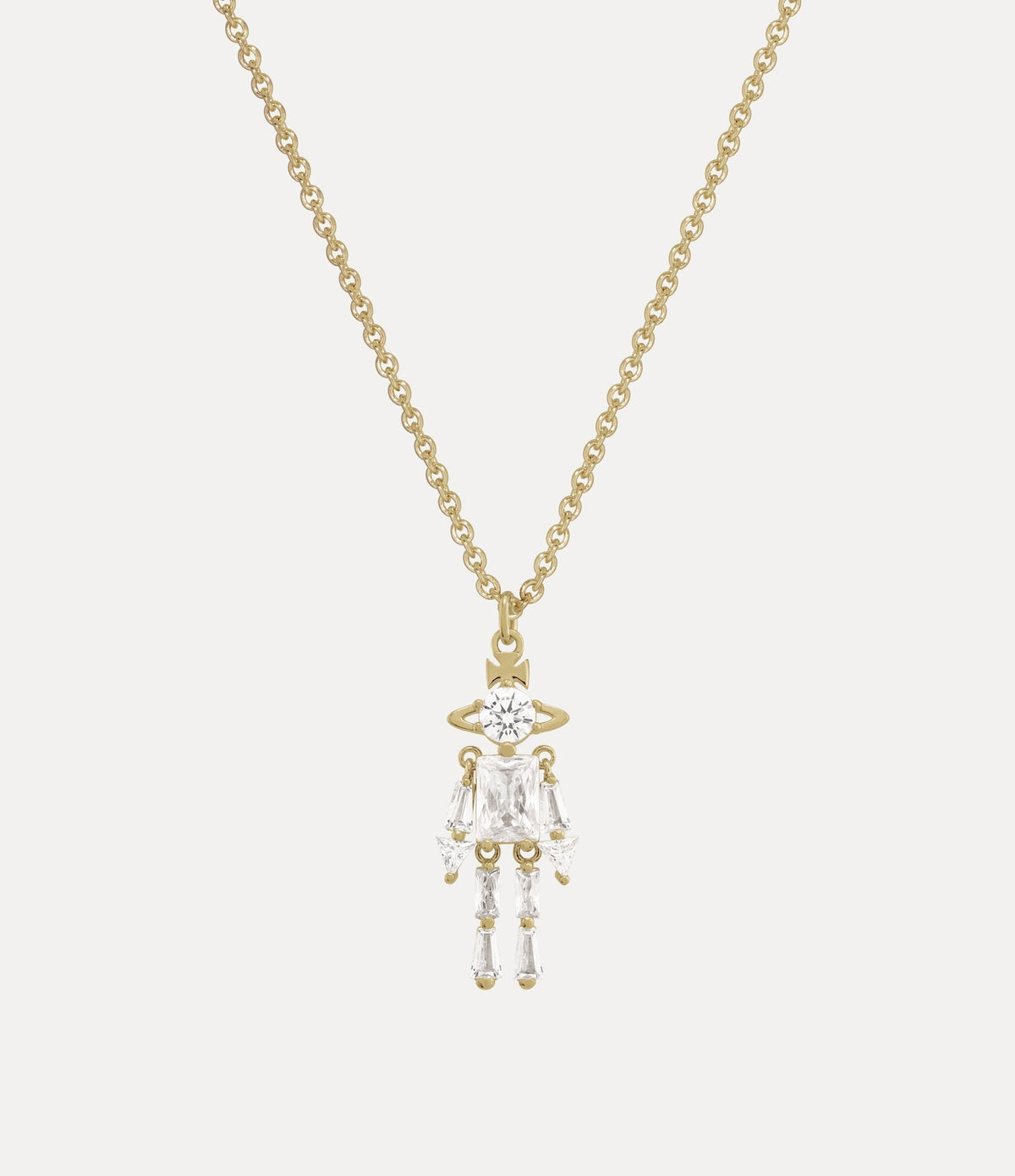 VIVIENNE WESTWOOD Issa Pendant Necklace Brass(Gold)